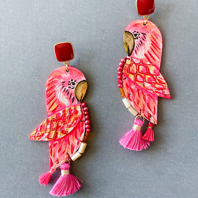 Hot pink Neon Parrots