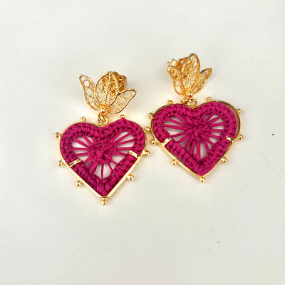 Mini Queen of Hearts Earrings