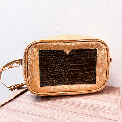 Camera Bag - Gold and Olive