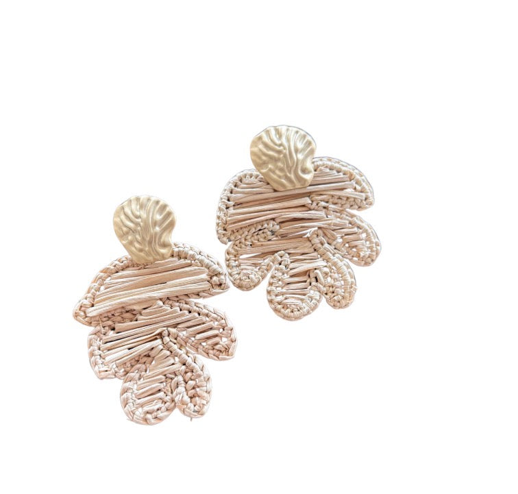 Monstera Midi Earrings