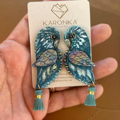 Blue Mini Parrots