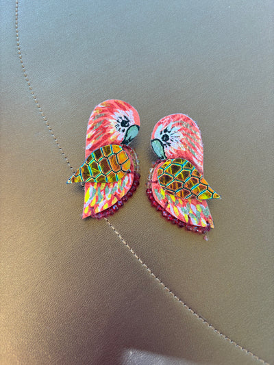 Orange Mini Parrots