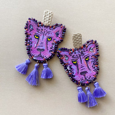 Pink Panther Earrings