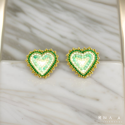 Amazonite Gemstone Post Earrings