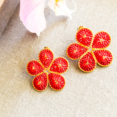 Miyuki Flower Earrings