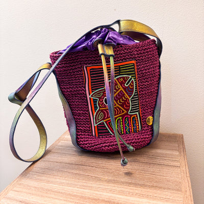 Jute Camel Tula  - Mola Series