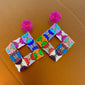 Miyuki Multi Dimention Box Earrings