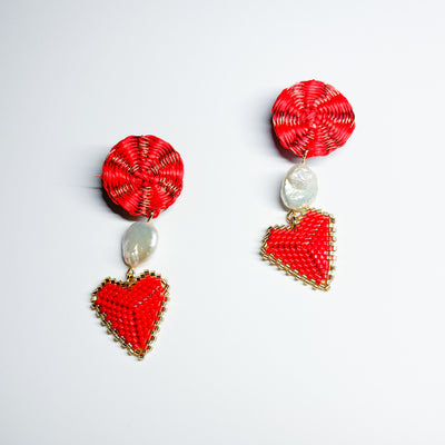 Red heart ❤️ Earrings