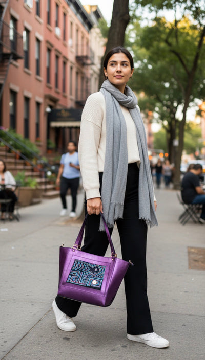 Chameleon Tote Mola Series