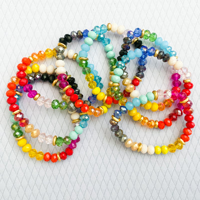 Rainbow bracelets