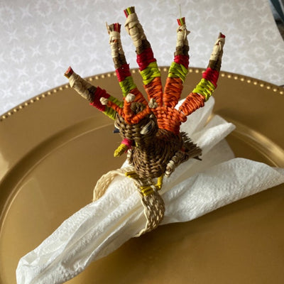 Tall Turkey Napkin rings