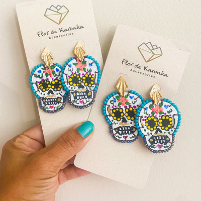 Sugar skulls earrings